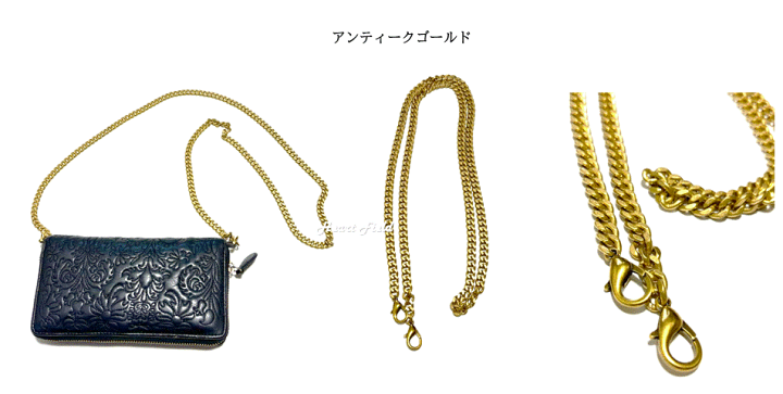 新品未使用 ラウンドファスナー長財布 ショルダーストラップ付き 合皮 楽天市場】長財布 ショルダーストラップ チェーン 後付け