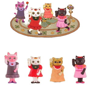 ケンエレファント CHICACO TOYA MANEKI MANEKO フィギュアコレクション カプセル版 × 全4種セット フルコンプ ガチャガチャ カプセルトイ