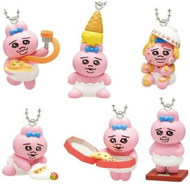 奇譚クラブ おぱんちゅうさぎ たべものいっぱいマスコット × 全6種セット フルコンプ ガチャガチャ カプセルトイ コンプリート フィギュア