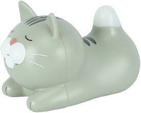 ハシートップイン(Hashy TOPIN) ハシー工業 にゃんこ計 温湿度計（ キジトラ ） おしゃべりで温度と湿度をお知らせ 2022年リニューアル