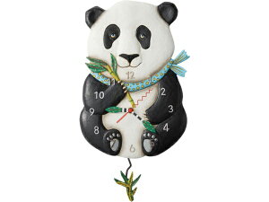 Allen Designs �A�����E�f�U�C���@�p���_�̐U��q���v�@Snuggles The Panda Wall Clock