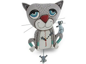 Allen Designs AEfUC@lY~߂L̐Uqv@Mouser Cat ClockMichelle AllenfUC