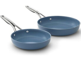Calphalon カルファロン　20＆25cm セラミック・ノンスティック・フライパン2個セット　（マカロン）　8＆10 inch　Premier Ceramic Nonstick シリーズ