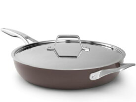 Calphalon カルファロン　30cm セラミック・ノンスティック・フタ付きフライパン　（フォンド）　12 inch　Premier Ceramic Nonstick シリーズ