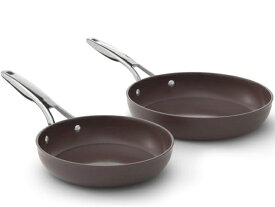 Calphalon カルファロン　20＆25cm セラミック・ノンスティック・フライパン2個セット　（フォンド）　8＆10 inch　Premier Ceramic Nonstick シリーズ