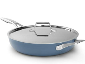 Calphalon カルファロン　30cm セラミック・ノンスティック・フタ付きフライパン　（マカロン）　12 inch　Premier Ceramic Nonstick シリーズ