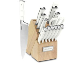 Cuisinart クイジナート　Forged ナイフ木製ブロック15点セット　（ホワイト）
