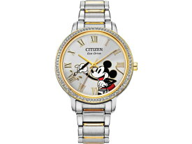 シチズン Eco-Drive　ミニー・マウス女性用腕時計　（シルバー）　Disney 海外限定逆輸入モデル