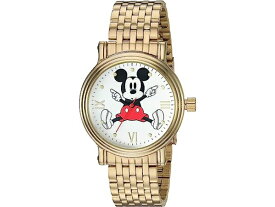 Disney ディズニー　ミッキー・マウス腕時計　（ゴールド/ホワイト）　　Adult Vintage