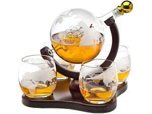 Godinger �E�C�X�L�[�E�f�L�����^�[ Globe 5�_�Z�b�g 850ml