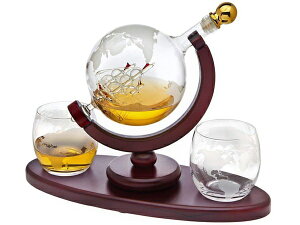 Godinger �E�C�X�L�[�E�f�L�����^�[ Globe 3�_�Z�b�g 850ml