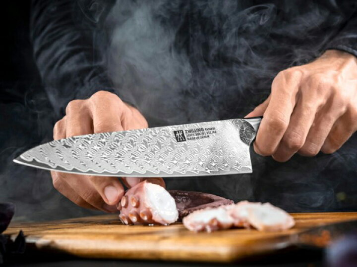 楽天市場】Zwilling ツヴィリング ダマスカス20cmシェフナイフ 牛刀  