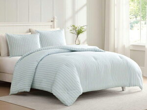�y�X�^���_�[�h�z�@Laura Ashley ���[�� �A�V�����C�@Dilly Dally Stripe �|���z�c�Z�b�g �i�u���[�j�@172×223cm�@�z�c1�������J�o�[1���@�Q��