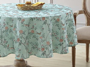 Laura Ashley ���[�� �A�V�����C�@�e�[�u���N���X 177cm Round�@�i�G�O�����e�B�[�k�j