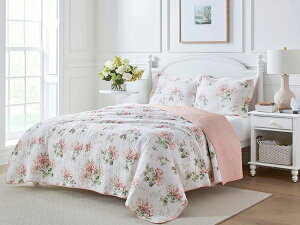 �y�N�C�[���z�@Laura Ashley ���[�� �A�V�����C�@Honeysuckle �L���g�E�Z�b�g �i�p�X�e���E�s���N�j�@228×228cm�@����|���z�c1�������J�o�[2���@�Q��