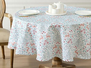 Laura Ashley ���[�� �A�V�����C�@�e�[�u���N���X 177cm Round�@�i�g�i�J�C�j