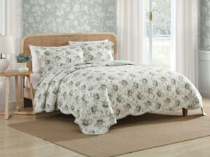 �y�N�C�[���z�@Laura Ashley ���[�� �A�V�����C�@Portland �L���g�E�Z�b�g �i�O���[���j�@228×228cm�@����|���z�c1�������J�o�[2���@�Q��