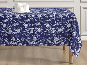 Laura Ashley ���[�� �A�V�����C�@�e�[�u���N���X 152×305cm�@�i�u���[�E�g�����j�@Branch Toile