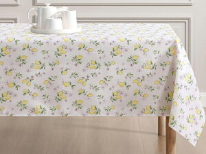 Laura Ashley ���[�� �A�V�����C�@�e�[�u���N���X 152×305cm�@�i�������j�@Lemon Floral