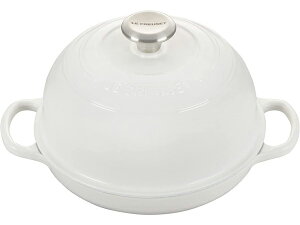 Le Creuset ���E�N���[�[�@24cm�u���b�h�E�I�[�u���@�p���Ă���@(�z���C�g�j�@���N���[�[