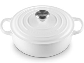 Le Creuset ル・クルーゼ　 24cmソートゥーズ 浅型両手鍋　（ホワイト）　3.5QT　ルクルーゼ