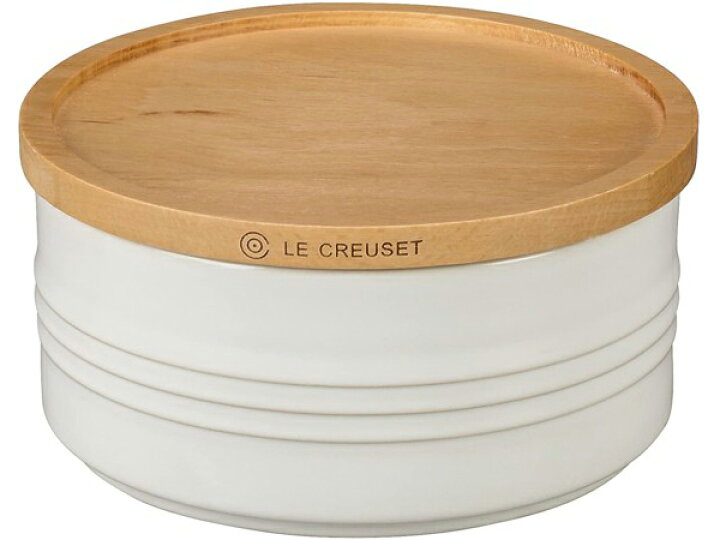 楽天市場】Le Creuset ル・クルーゼ 木製蓋付きキャニスター 690cc 
