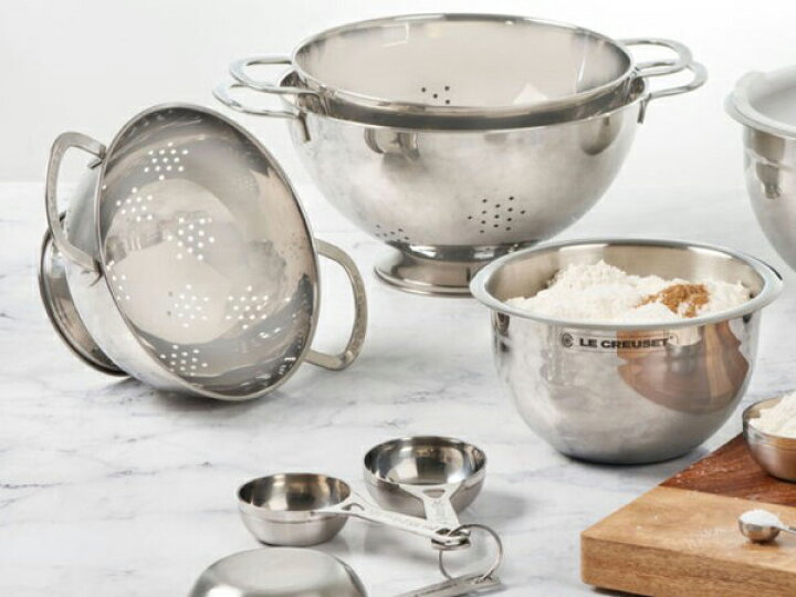 楽天市場】Le Creuset ル・クルーゼ コランダー3個セット (ステンレス 
