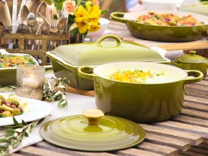 楽天市場】Le Creuset ル・クルーゼ 28cm ココット・ロンド (オリーブ  