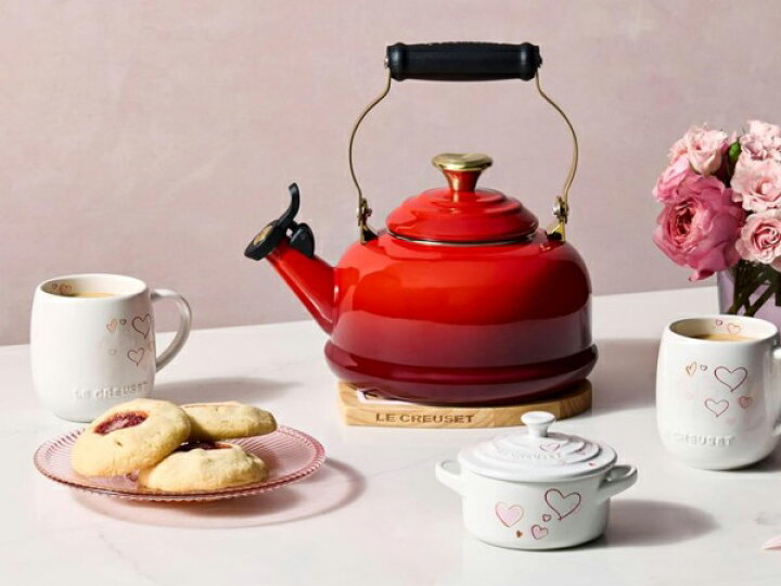 楽天市場】【限定品】 Le Creuset ル・クルーゼ ハート型ノブ笛吹 