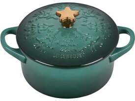 【限定品Noel Collection】 Le Creuset ル・クルーゼ　720cc陶器製ミニ・ココット　（アーティチョーク）　星形ノブ　24oz　ルクルーゼ