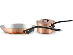Mauviel �����B�G�[���@Copper 20cm�t���C�p����1.7���b�g���Ў��2�Z�b�g�@M'heritage�V���[�Y�@�J�b�p�[�i�R�b�p�[�j�@150CI�i�L���X�g�A�C�A���E�n���h���j