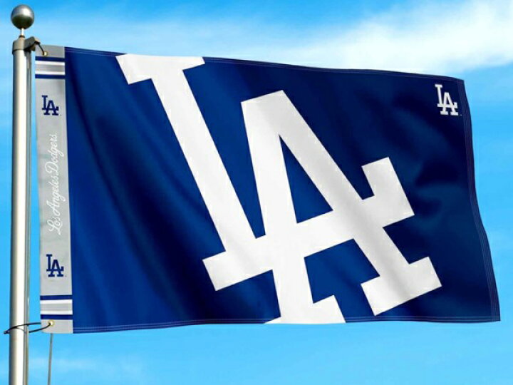 楽天市場】MLB Los Angeles Dodgers フラッグ（旗） 約150×90cmバナー 