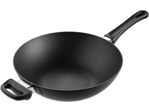 Scanpan �X�L�����p���@28cm�m���X�e�B�b�N���ؓ�WOK �⏕�n���h���t���@[IH��Ή�]�@11inch�@Classic�V���[�Y