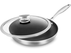 Scanpan �X�L�����p���@28cm�K���X���t�^�t���m���X�e�B�b�N�E�t���C�p���@[IH�Ή�]�@CX+ �V���[�Y