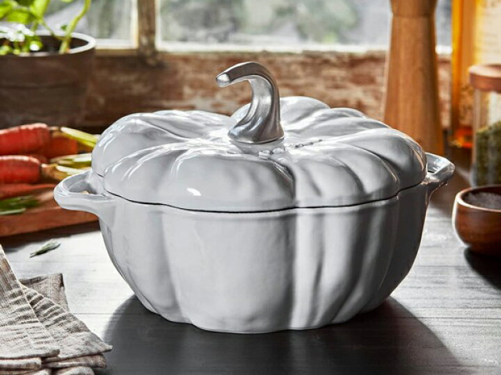 楽天市場】Staub ストウブ パンプキンココット （ホワイト） 希少な  