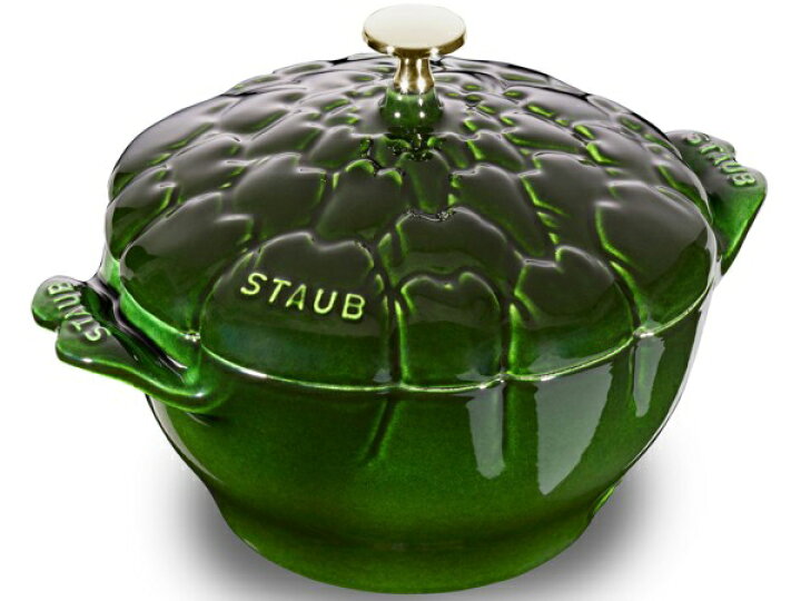楽天市場】Staub ストウブ アーティチョークココット （バジルグリーン 