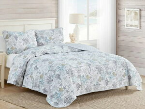 �y�N�C�[���z�@Tommy Bahama �g�~�[�o�n�}�@Beach Bliss �L���g3�_�Z�b�g �i�O���[�j�@228×228cm�@����|���z�c1�������J�o�[2���@�Q��