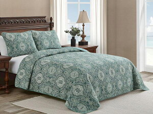 �y�N�C�[���z�@Tommy Bahama �g�~�[�o�n�}�@Turtle Cove �L���g3�_�Z�b�g �i�O���[���j�@228×228cm�@����|���z�c1�������J�o�[2���@�Q��