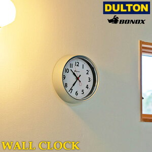 DULTON �_���g�� �|�����v �A�i���O���v WALL CLOCK �E�H�[���N���b�N �X�E�B�[�v���[�u�����g ���d�r�� S426-207 BONOX �{�m�b�N�X