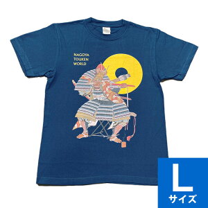 名古屋刀剣ワールド「加藤清正Tシャツ」(Lネイビー)