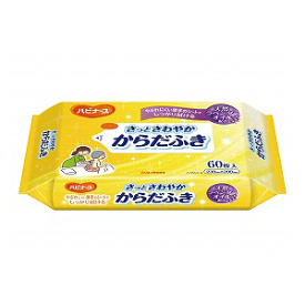 【母の日メッセージカード付き】ピジョンタヒラ　さっとさわやか　からだふき（60枚入）　11115【介護 からだふき 清拭 お風呂に入れない 体を洗えない ウェットティッシュ タオル】