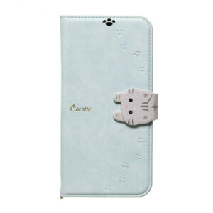 New Cocotte GooglePixel8a専用手帳型ケース ブルーグレー GP8a-COT09