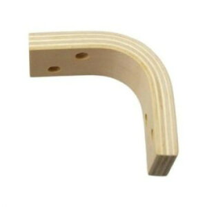 ハイロジック 98090 木の棚受 無塗装 80×80mm 1本入