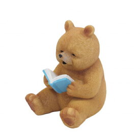 村田屋産業 オブジェ レジンダッドベアー読書 32000