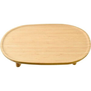 阿瀬真三商店 竹 楕円 高台トレー R3209