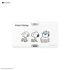 ピーナッツ スヌーピー Type-C コネクタ付き リチウムイオン充電器 4000mAh きょうだい SNGG-93B