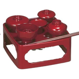 仏膳 7.0寸 朱 4307700800011