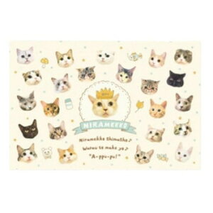 �Ƃ��Ƃ��T�[�J�X �|�X�g�J�[�h �L/�l�R �uNIRAMEKKO�v 5���Z�b�g ST-PC-018