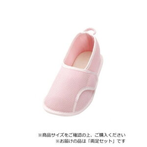 あゆみ コンフォートシューズ(2502) 早快マジックレギュラー ピンク L