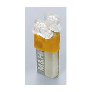 M&Hマツシマ Lビーム(1個) 12v ウエッジ特殊 グリーン 2LED 拡散タイプ L707F GR